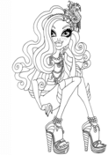 Monster high coloring pages free coloring pages