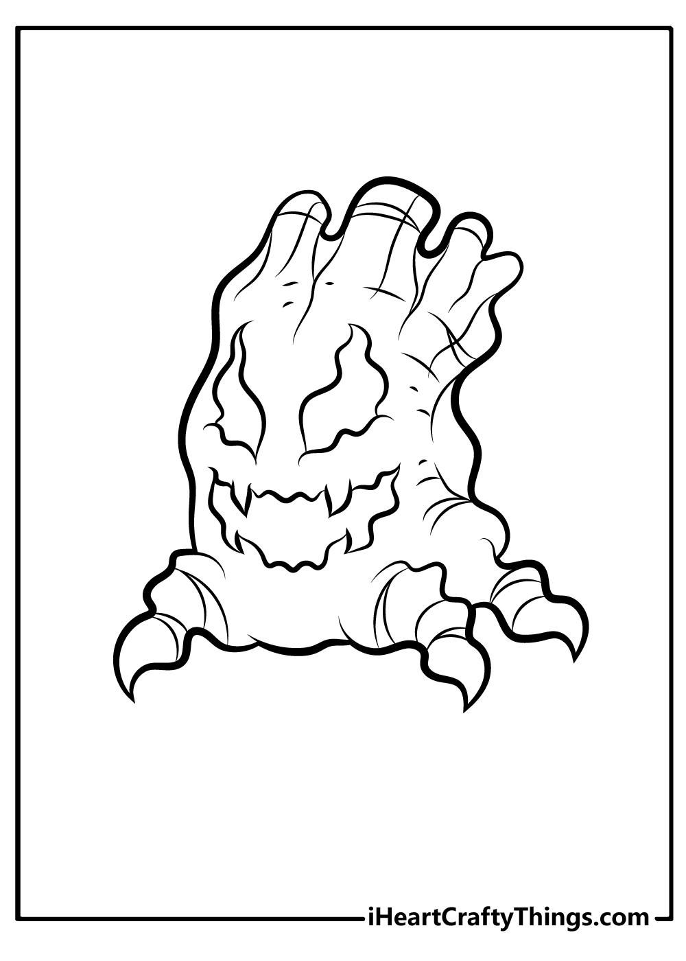 Monster coloring pages free printables