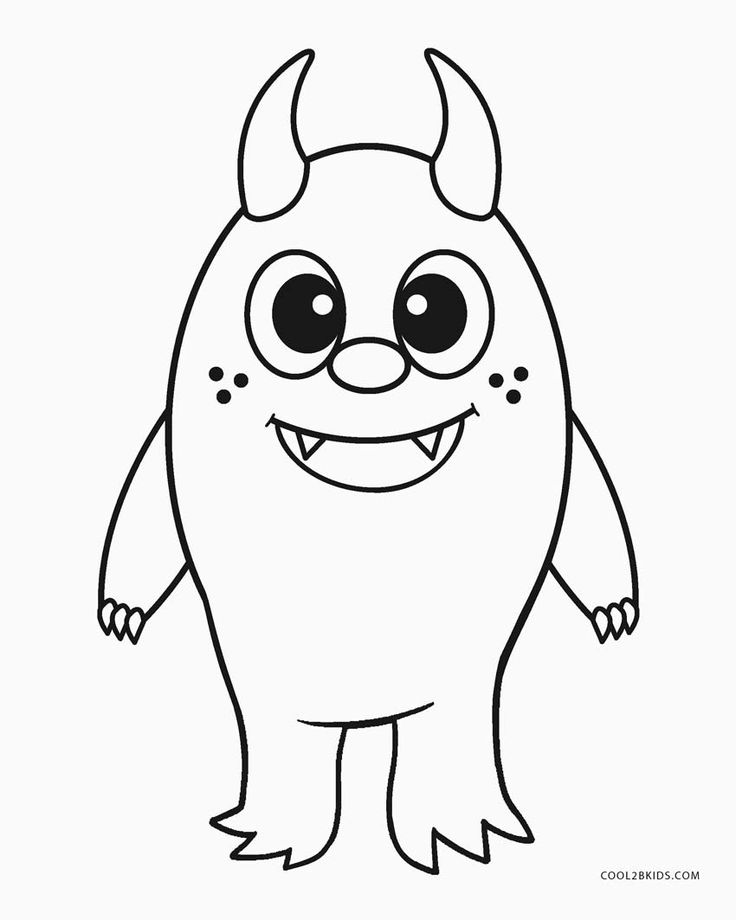 Free printable monster coloring pages for kids monster coloring pages monster truck coloring pages cute monsters