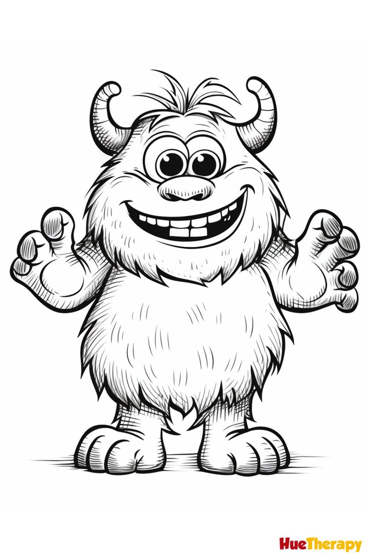 Free printable monster coloring pages for kids monster coloring pages animal coloring pages cute monsters drawings