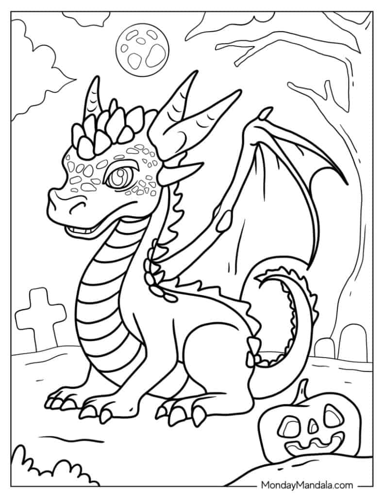 Monster coloring pages free pdf printables