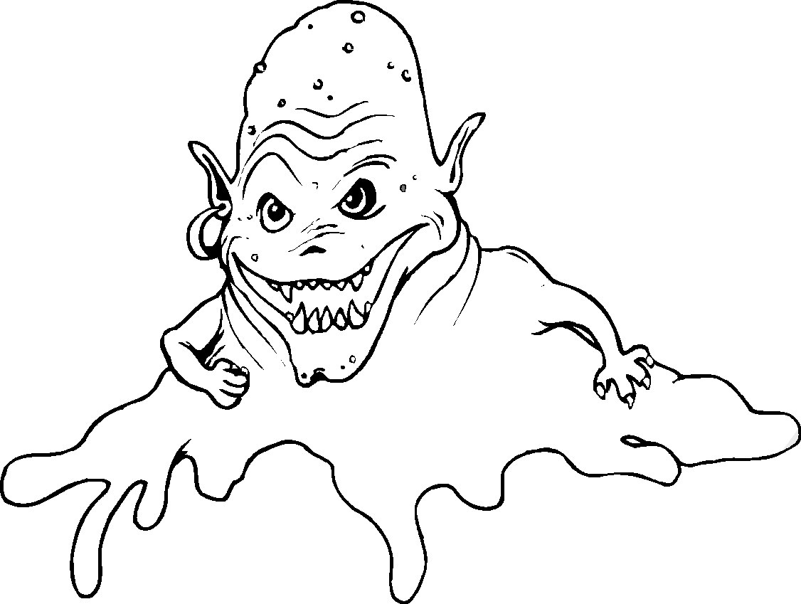 Coloring pages free monster coloring pages