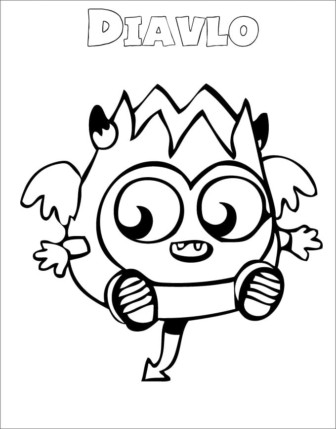 Moshi monsters coloring pages