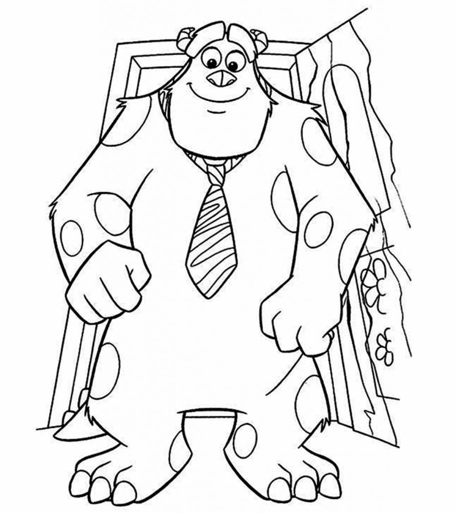 Top free printable monsters inc coloring pages online
