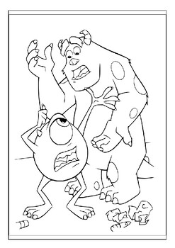 Engage kids with monsters inc printable coloring pages adventures