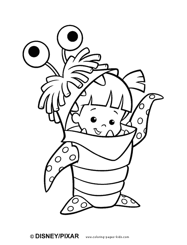 Monsters inc coloring pages