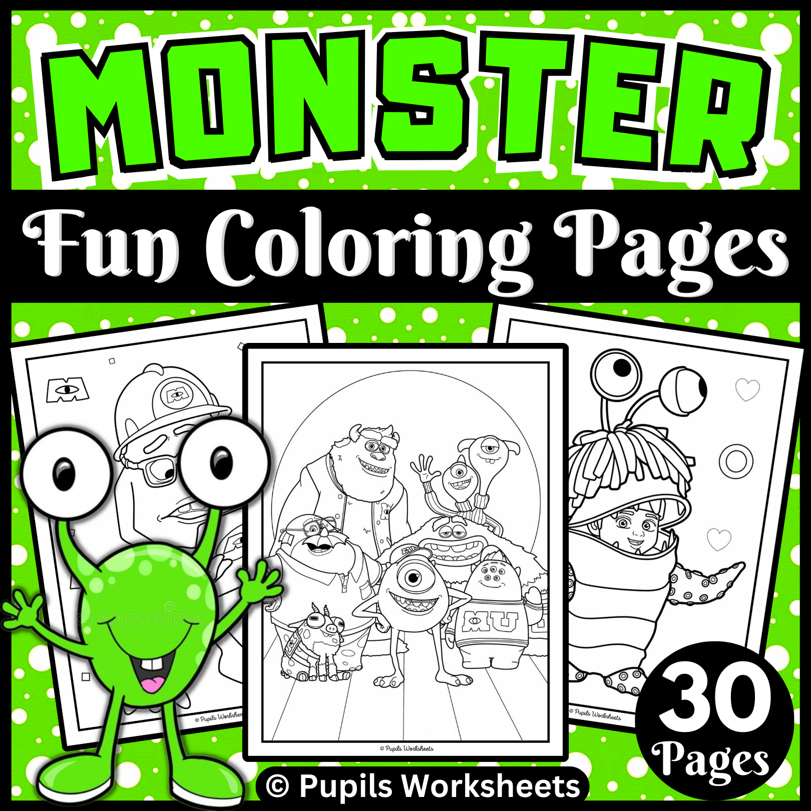 Monsters mindfulness coloring pages i relaxing printable halloween art activity made by teachers