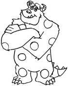 Monster inc coloring pages free coloring pages