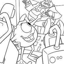 Monsters inc coloring pages