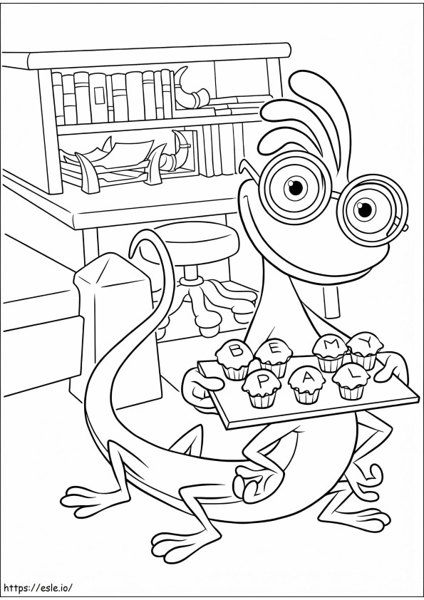 The monsters inc coloring pages
