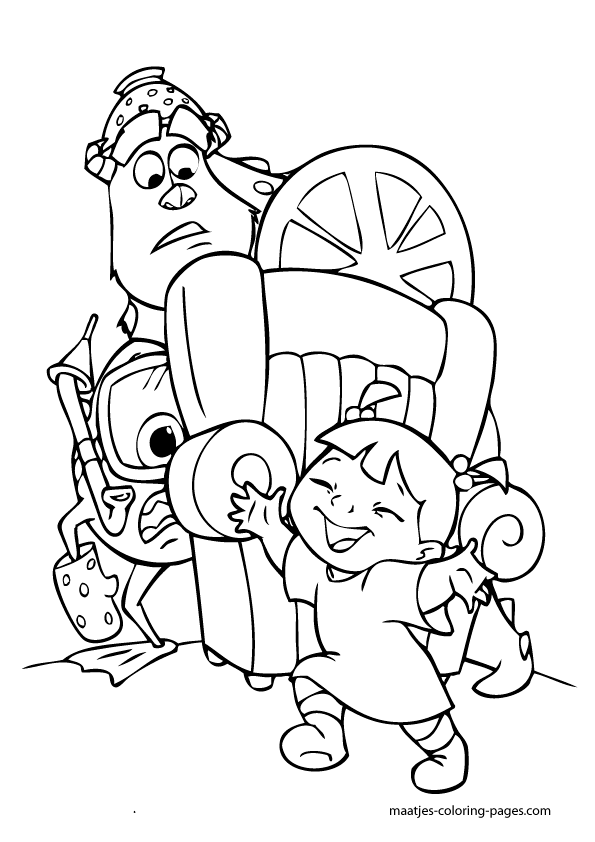 Monsters inc coloring pages