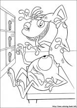 Monsters inc coloring pages on coloring