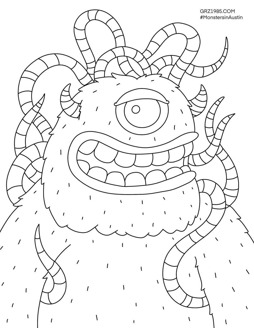 Stickers gift cards y mas âmonster coloring pages volii