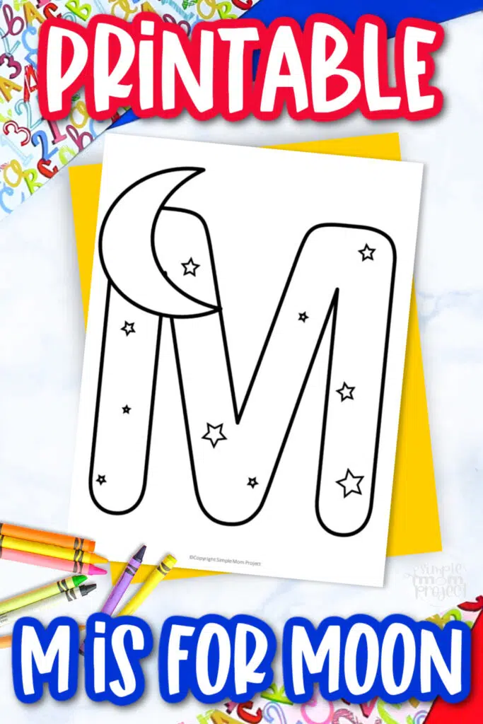 Free printable letter m coloring page â simple mom project