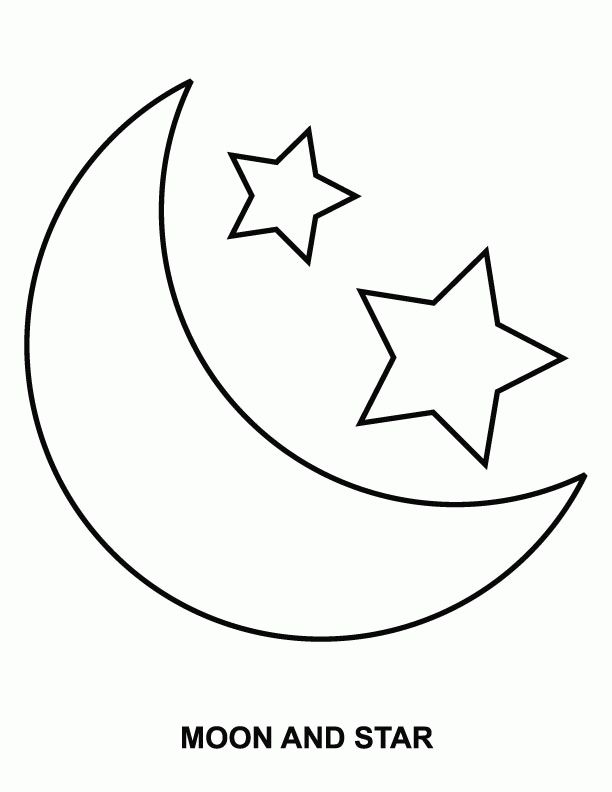 Free printable coloring pages moon coloring pages moon crafts star coloring pages