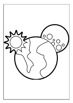 Printable sun and moon coloring pages for kids a fun and creative activity