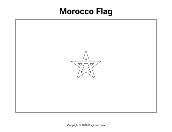 Free printable morocco flag coloring page download it at httpsflaglanecoloring