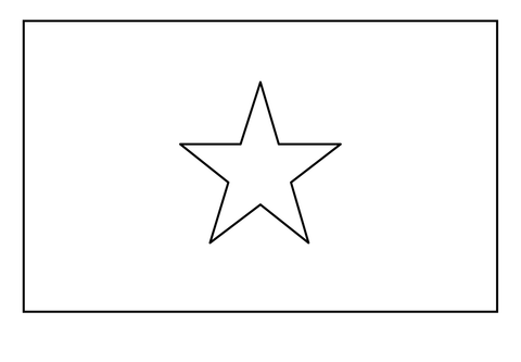 Flag of morocco emoji coloring page free printable coloring pages