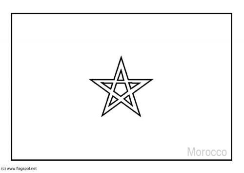 Coloring page flag morocco and lots of others flag coloring pages morocco flag coloring pages