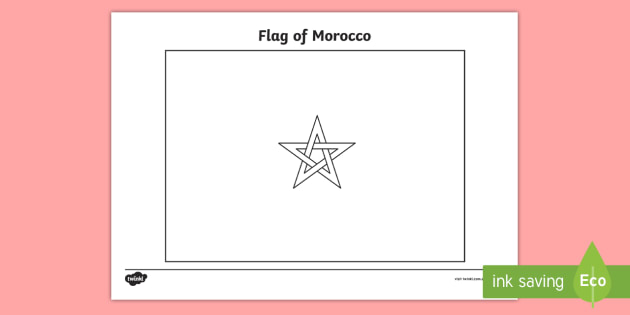 Moroc flag louring sheet teacher made