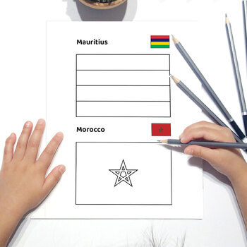 Flags of the world coloring pages for kids printable pdf by medelwardi