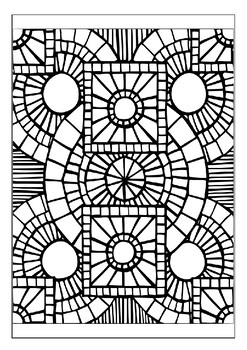 Find your zen with our printable mosaic coloring pages collection pdf