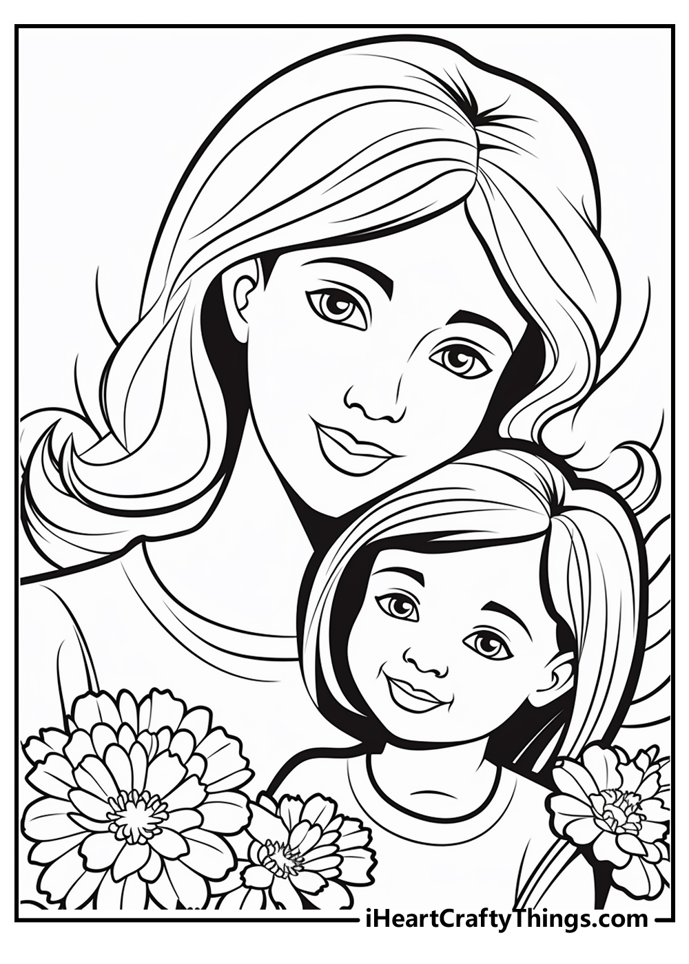 Mothers day coloring pages free printables