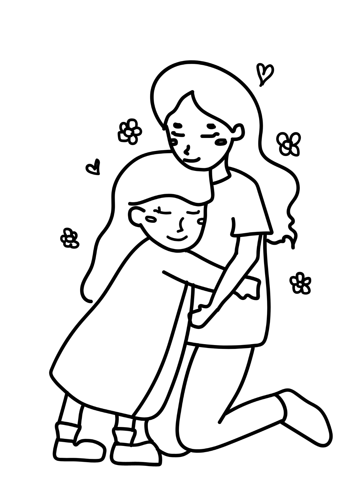 Free mothers day coloring page s examples