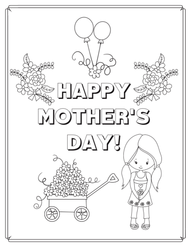 Cute printable mothers day cards