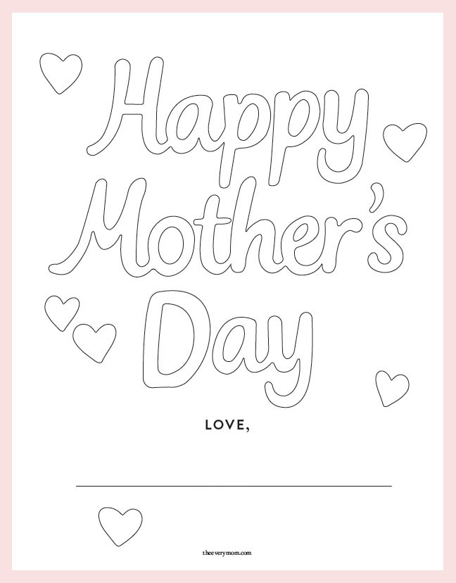 Mothers day free keepsake printables for moms and kids