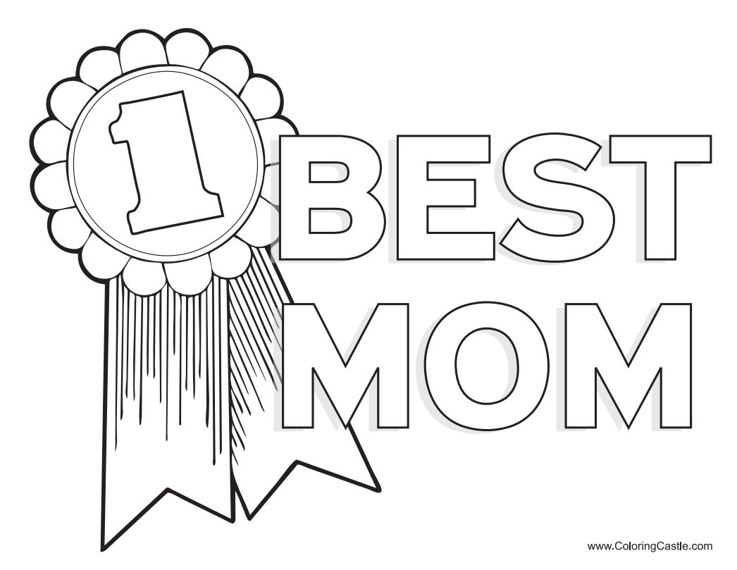 Free printable mothers day coloring pages