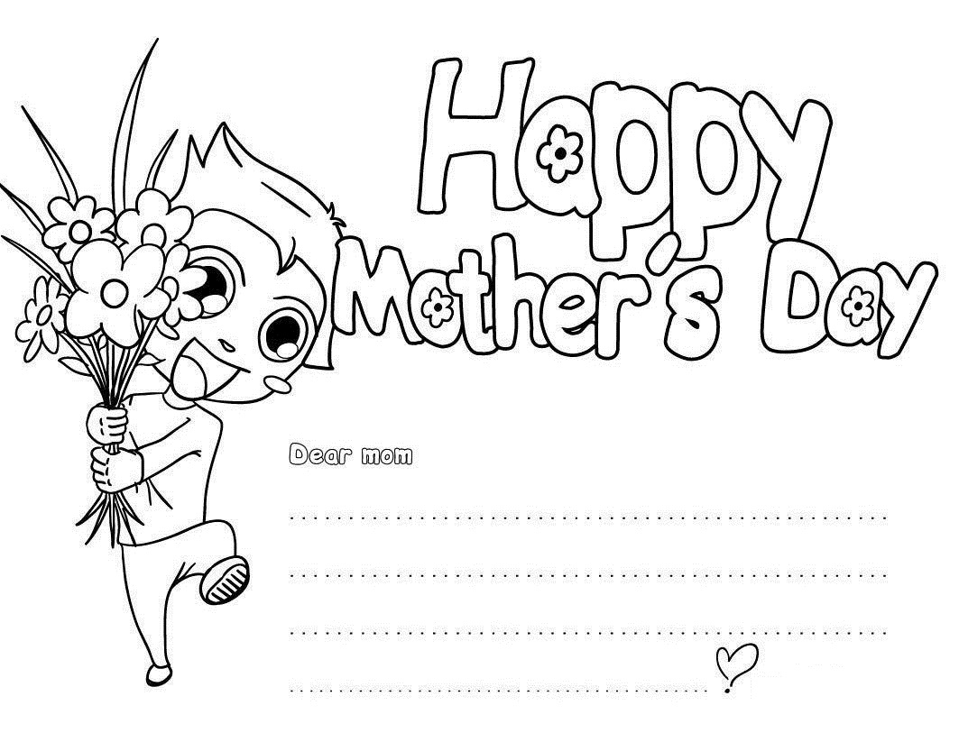 Free printable mothers day coloring pages for kids