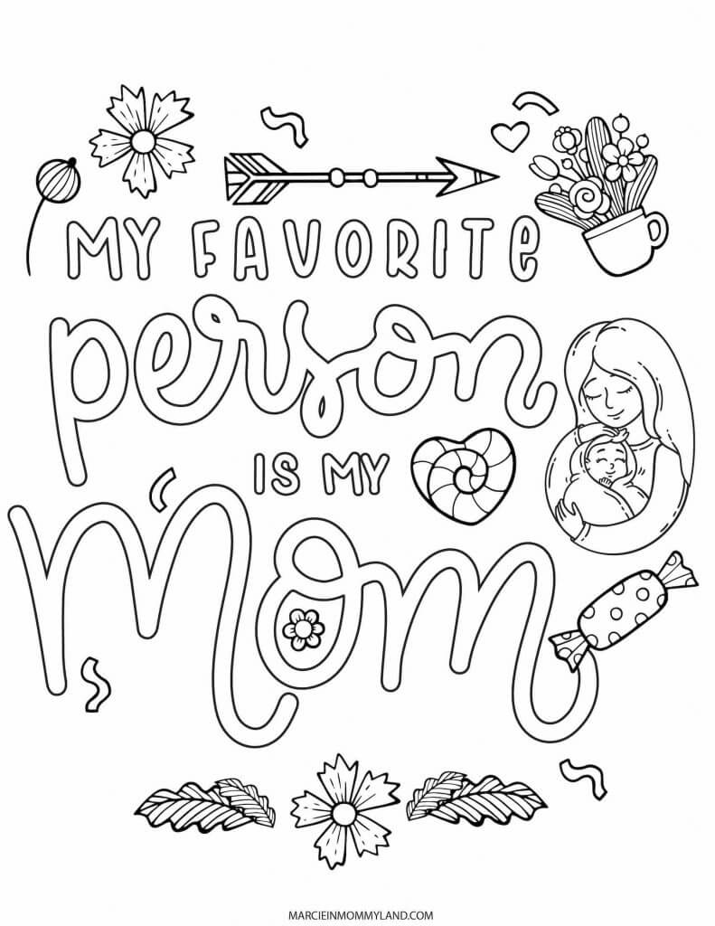 Free printable mothers day worksheets and coloring pages for kids