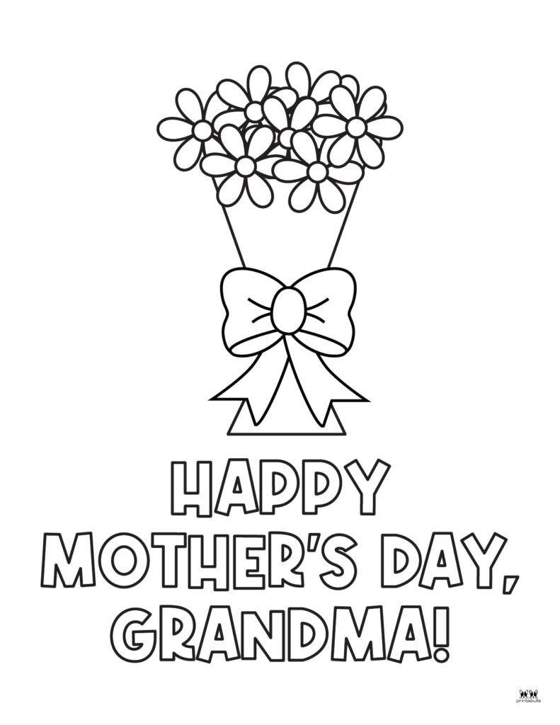 Mothers day coloring pages