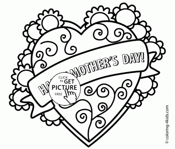 Best free printable mothers day coloring pages