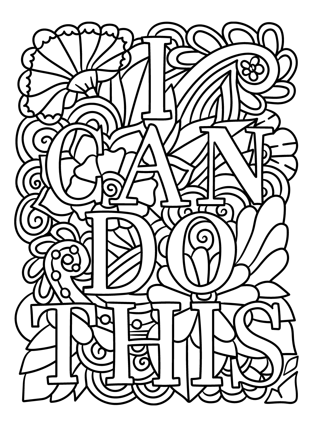 Inspirational coloring pages printable for free download