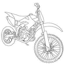 Motorcycle coloring pages