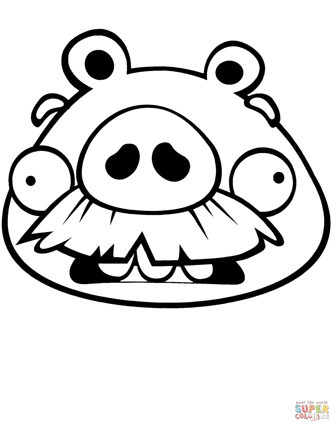 Foreman pig coloring page free printable coloring pages