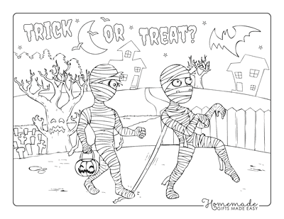 Free printable halloween coloring pages