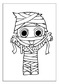 Preservation wonders printable mummy coloring pages for discovery