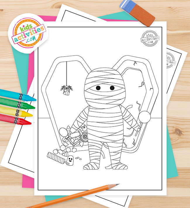 Best cute mummy coloring pages for kids kids activities blog