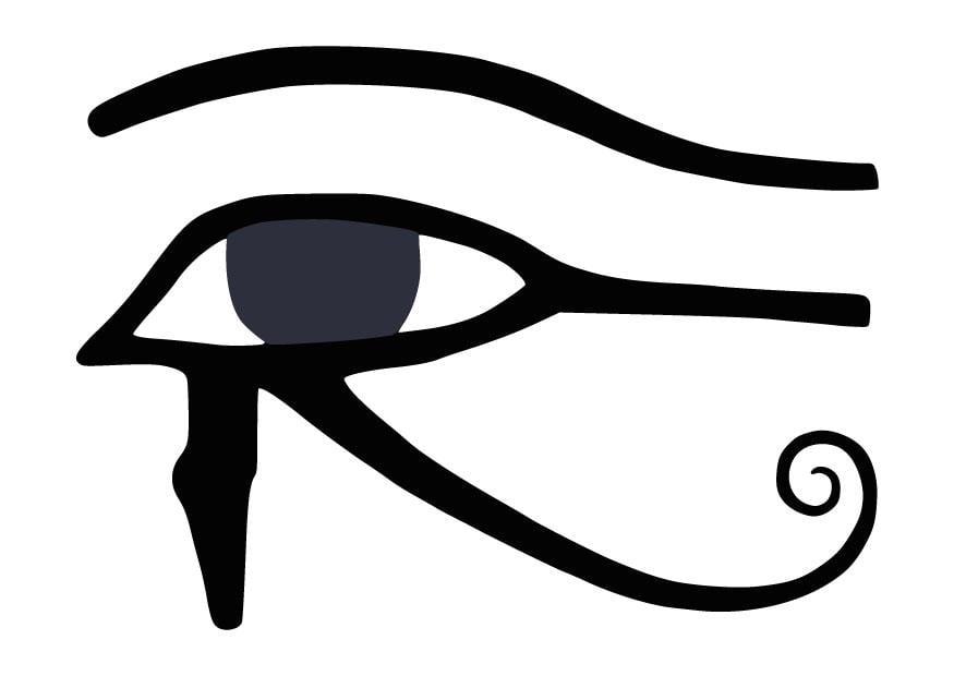 Coloring page eye of horus