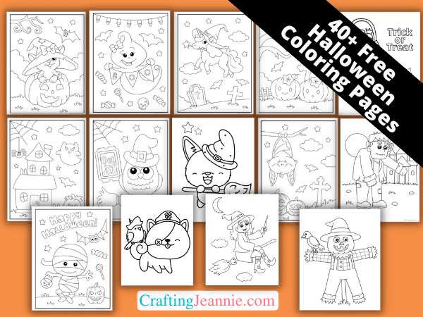 Free halloween coloring pages