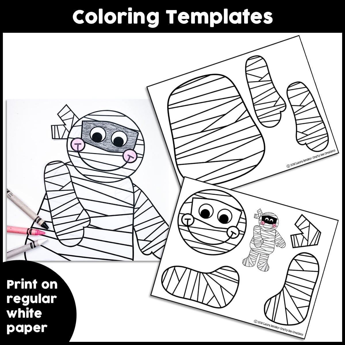 Mummy craft activity