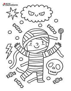 Free coloring pages for halloween creative center