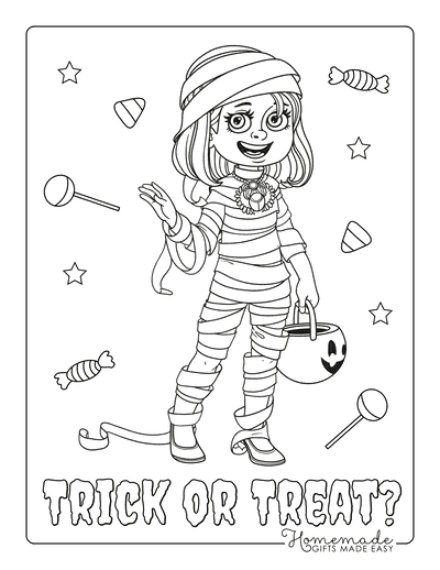 Free printable halloween coloring pages