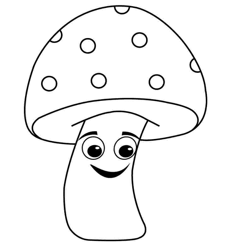 Mushroom coloring pages printable for free download