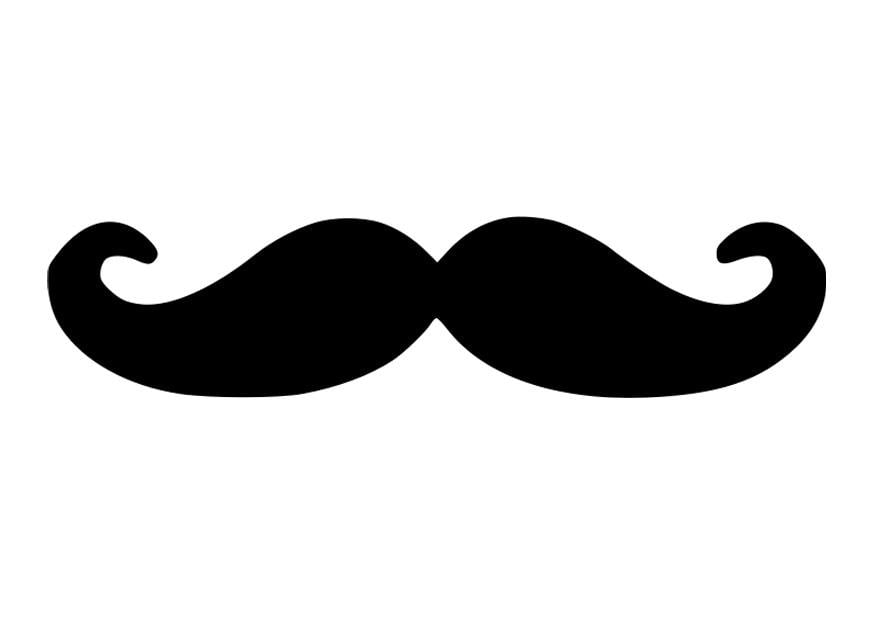 Coloring page moustache