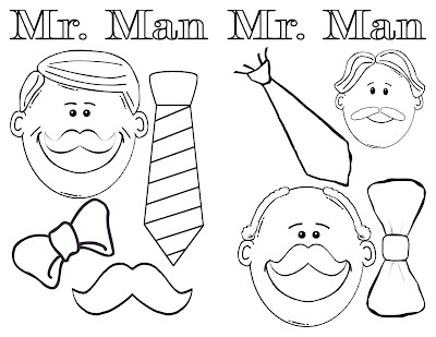 Mustache party coloing pages printables mustache party coloring pages little man party