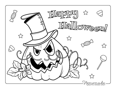 Free pumpkin coloring pages for kids adults